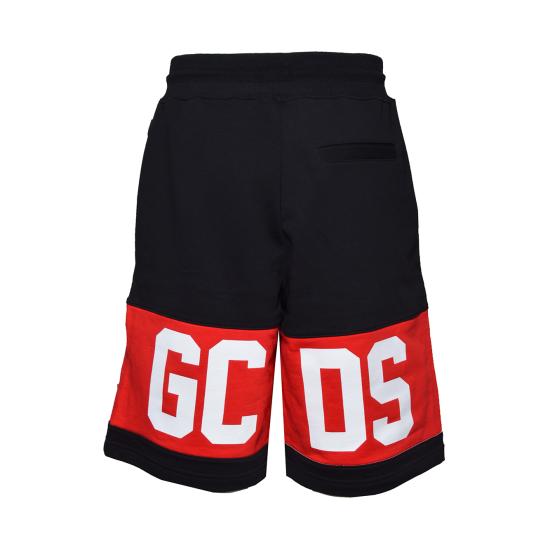 26SS 지씨디에스 숏팬츠 Z0MLQL228F004 999 Nero rosso - GCDS