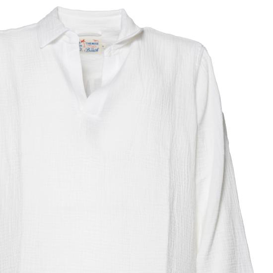 26SS 세인트바쓰 폴로 티셔츠 VNT0001 08039L01H Bianco - MC2 SAINT BARTH