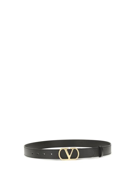 26FW 발렌티노 가라바니 가죽 벨트 9Y2T0SM3ZDM 0NO BLACK - VALENTINO GARAVANI