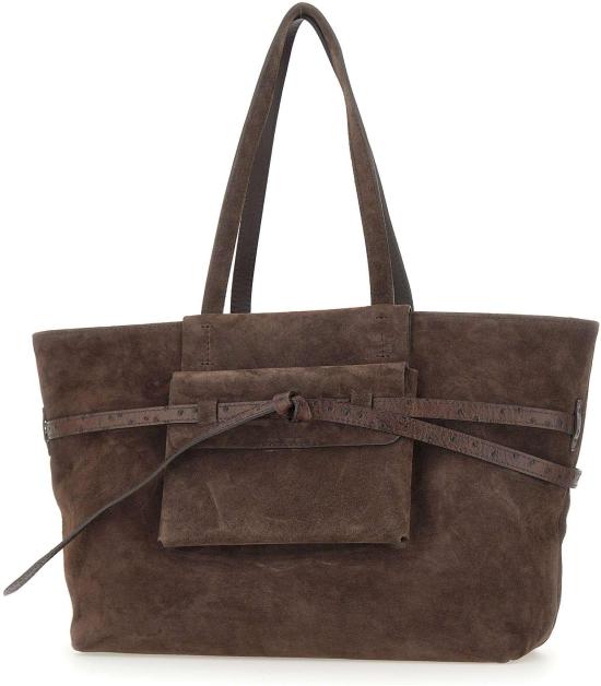 26FW 지아니 끼아리니 숄더백 BS12696CMSTEMUMOKA BROWN
