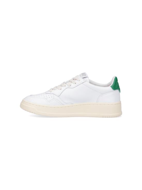 26FW 오트리 메달리스트 로우 레더 스니커즈 AULW LL20 White - AUTRY
