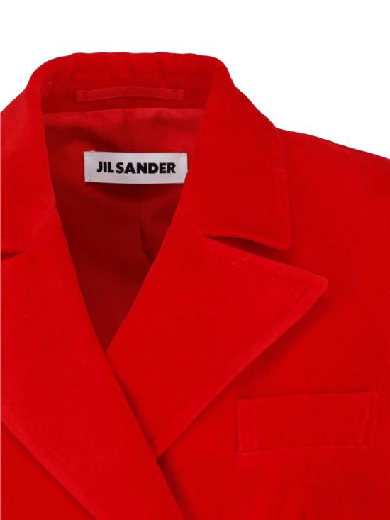 26FW 질샌더 코트 J02AA0202 J45367 620 Red - JIL SANDER