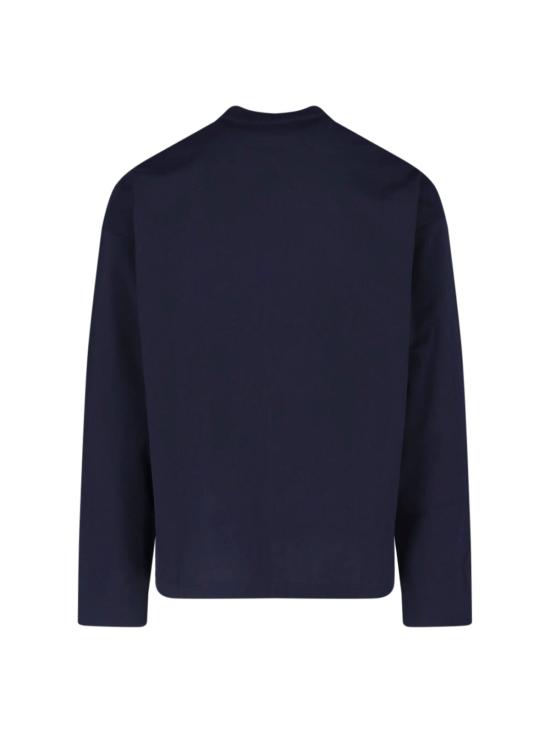 26FW 질샌더 긴팔 티셔츠 J22GC0278 J20348 402 Blue - JIL SANDER