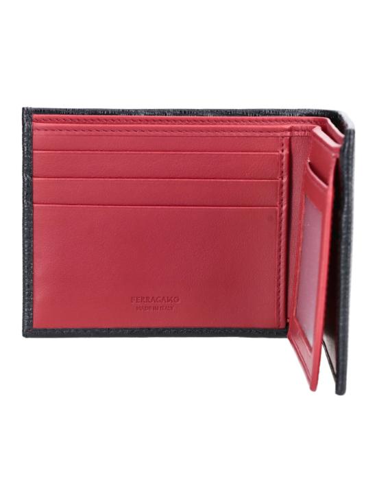 26FW 살바토레 페라가모 간치니 반지갑 685994 007 Black - SALVATORE FERRAGAMO