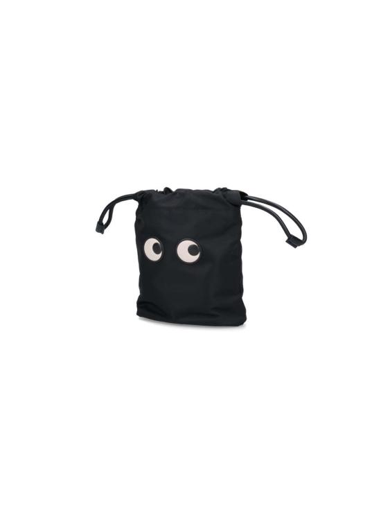 26FW 안야힌드마치 아이즈 드로스트링 백 193566 BLACK Black - ANYA HINDMARCH