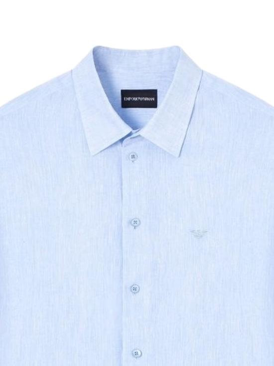 26SS 엠포리오 아르마니 긴팔 셔츠 EM000099 TE10157O9002 LIGHT BLUE - EMPORIO ARMANI