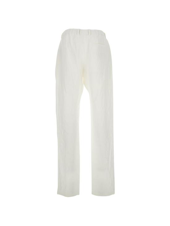 26SS 엠포리오 아르마니 스트레이트 팬츠 EM004672 TE10410U0006 WHITE - EMPORIO ARMANI