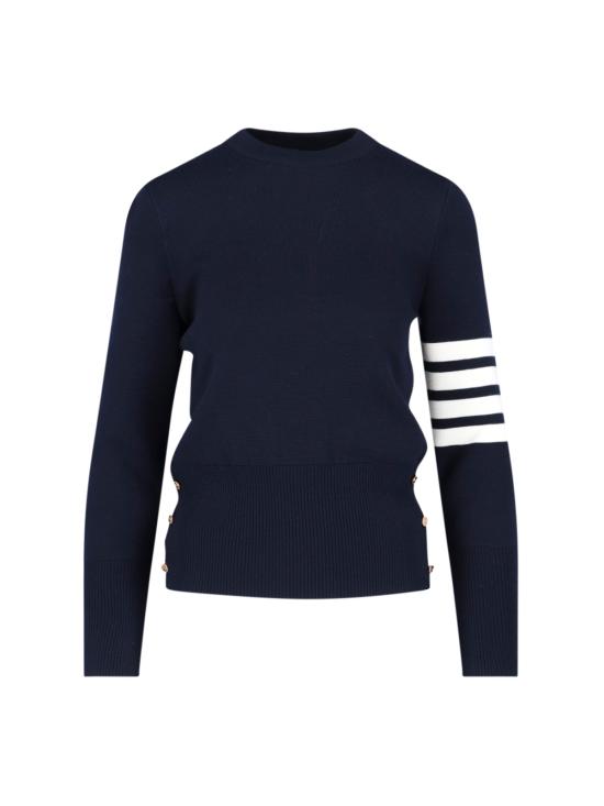 26FW 톰브라운 울 밀라노 스티치 클래식 4바 풀오버 니트 FKA239A 00014 415 Blue