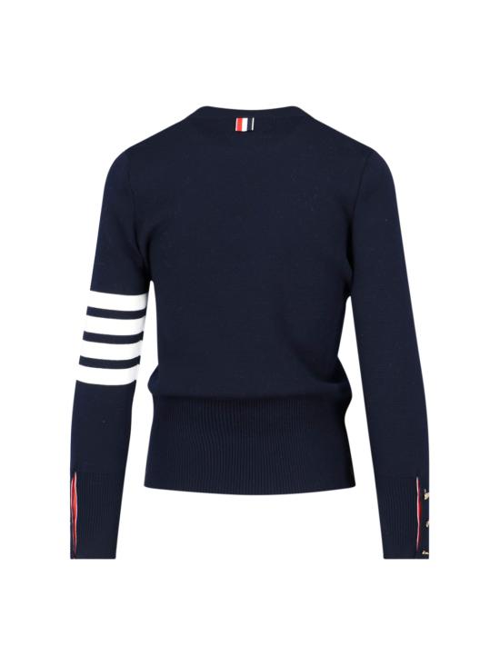 26FW 톰브라운 울 밀라노 스티치 클래식 4바 풀오버 니트 FKA239A 00014 415 Blue - THOM BROWNE