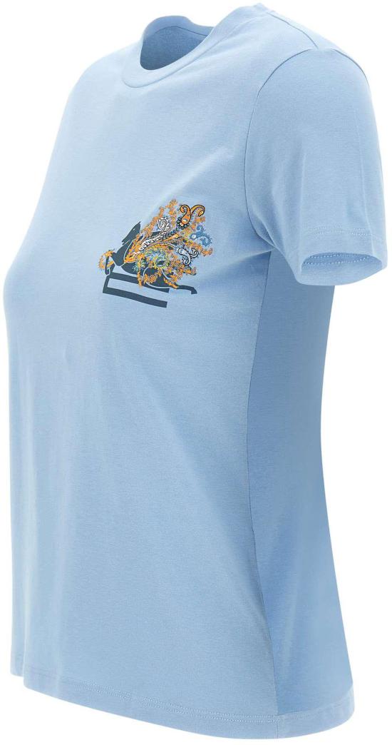 26SS 에트로 반팔 티셔츠 WRMA0006AR473B0071 LICHTBLUE - ETRO