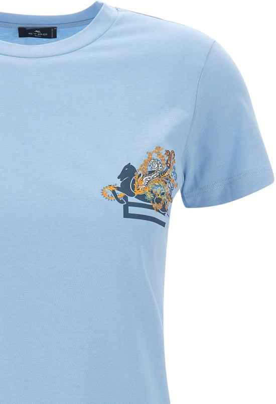 26SS 에트로 반팔 티셔츠 WRMA0006AR473B0071 LICHTBLUE - ETRO