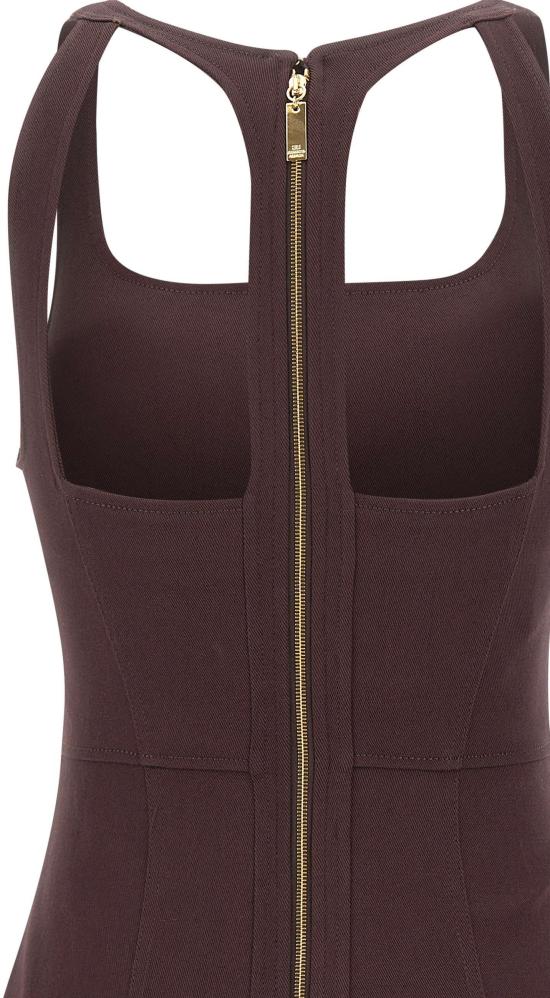 26SS 엘리자베타프랜치 숏 원피스 AB96962E2644 BROWN - ELISABETTA FRANCHI