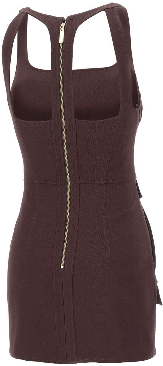 26SS 엘리자베타프랜치 숏 원피스 AB96962E2644 BROWN - ELISABETTA FRANCHI