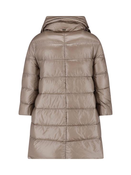 26FW 에르노 클레오페 A-쉐입 다운 코트 PI0001DIC 12017Z 2600 Taupe - HERNO