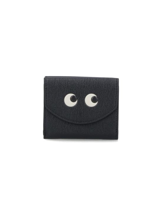 26FW 안야힌드마치 지갑 195645 BLACK Black