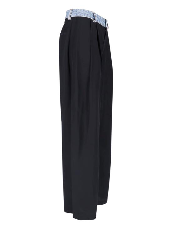 26FW 알렉산더 왕 스트레이트 팬츠 1WC3264044 001 Black - ALEXANDER WANG