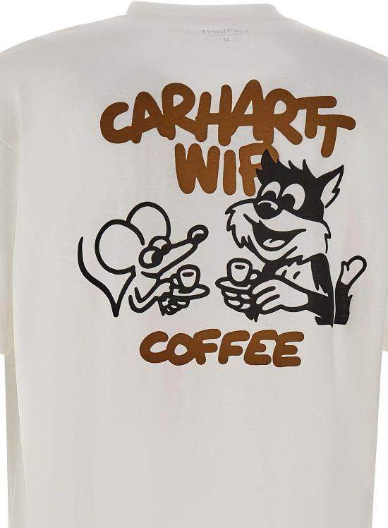 26FW 칼하트 반팔 티셔츠 I03744602XX WHITE - CARHARTT