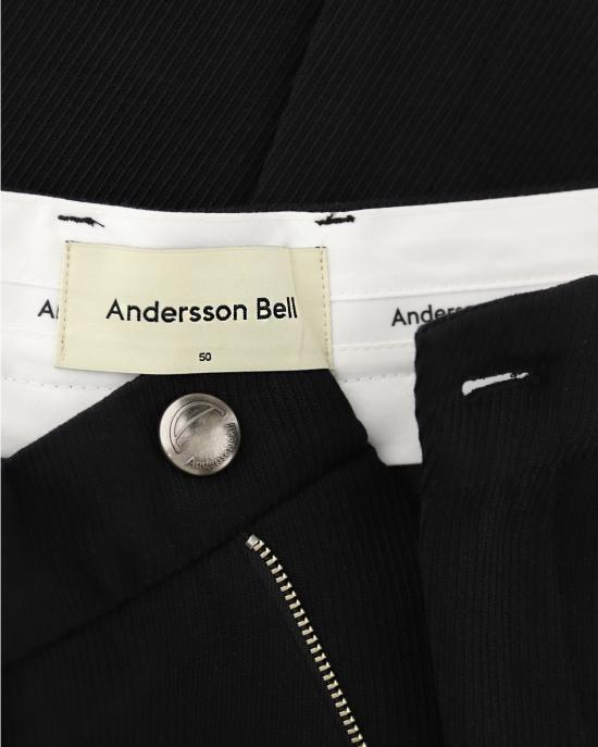 앤더슨벨 스트레이트 팬츠 apa677m black NERO - ANDERSSON BELL