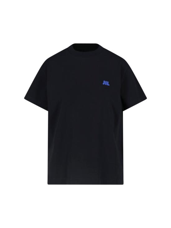 26FW 질샌더 반팔 티셔츠 J02GC0163 J45048 001 Black