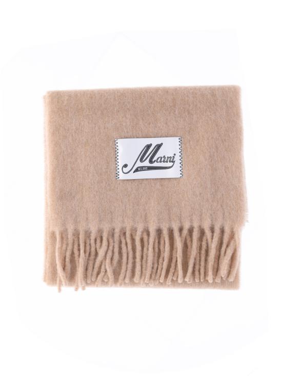 26FW 마르니 터콰이즈 알파카 스카프 SCMC0059Y0 UTW918 00M02 Beige - MARNI
