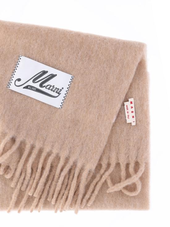 26FW 마르니 터콰이즈 알파카 스카프 SCMC0059Y0 UTW918 00M02 Beige - MARNI