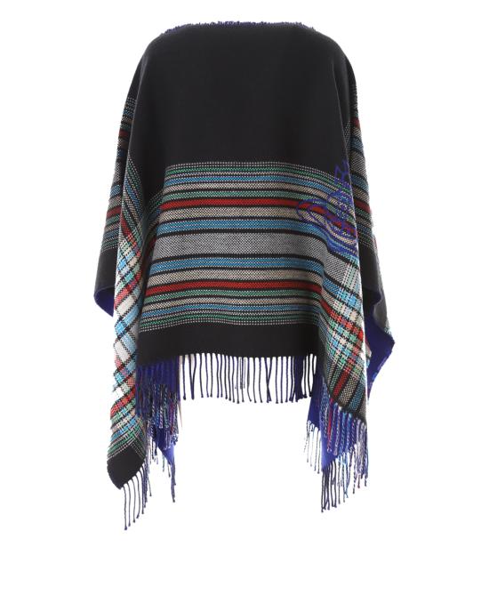 비비안웨스트우드 마드라스 판초 81070001 W00P1 MN N401MN NERO MULTI - VIVIENNE WESTWOOD