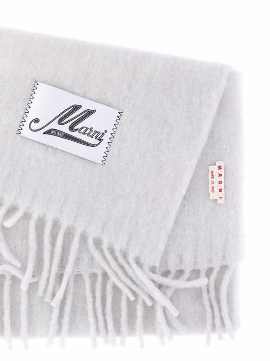 26FW 마르니 터콰이즈 알파카 스카프 SCMC0059Y0 UTW918 00N15 Grey - MARNI