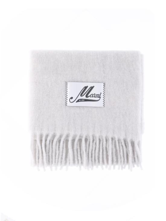 26FW 마르니 터콰이즈 알파카 스카프 SCMC0059Y0 UTW918 00N15 Grey - MARNI