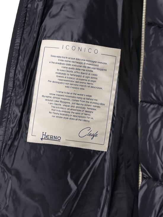 26FW 에르노 클레오페 A-쉐입 다운 코트 PI0001DIC 12017Z 9300 Black - HERNO
