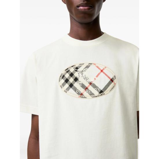 26FW 버버리 반팔 티셔츠 8128073 RYAN KS B7078 WHITE - BURBERRY