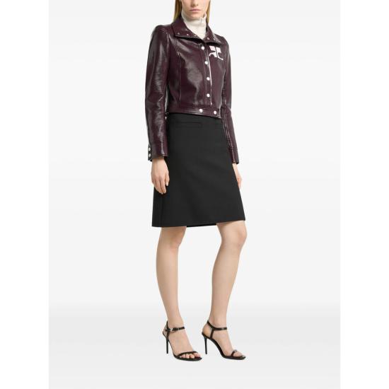 26FW 쿠레쥬 가죽 자켓 223CBL005VY 0014 4090 RED - COURREGES
