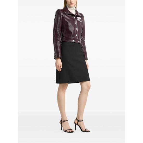 26FW 쿠레쥬 가죽 자켓 223CBL005VY 0014 4090 RED - COURREGES