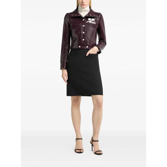 26FW 쿠레쥬 가죽 자켓 223CBL005VY 0014 4090 RED - COURREGES