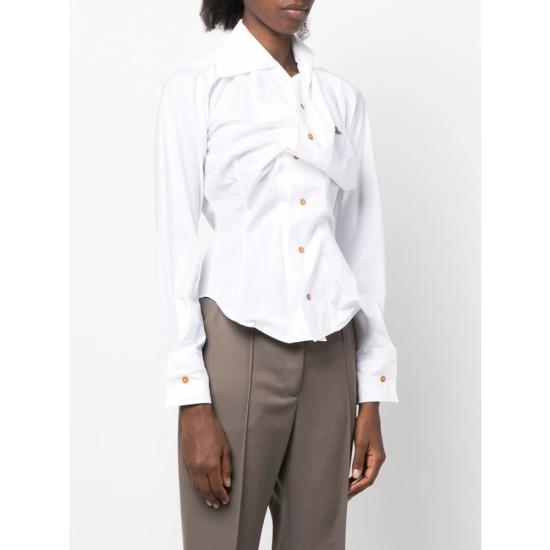 26FW 비비안웨스트우드 드렁큰 셔츠 1501000C W009Q A401 WHITE - VIVIENNE WESTWOOD