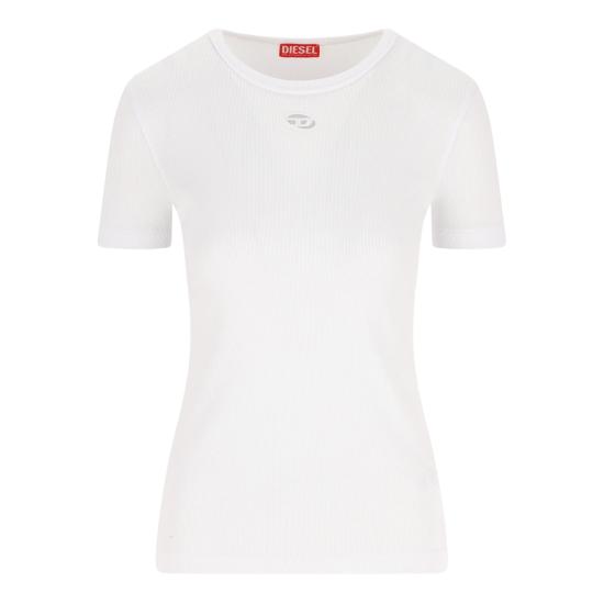 26FW 디젤 반팔 티셔츠 A21723 0EJAI 100 WHITE