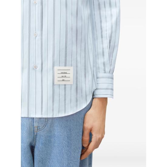 26FW 톰브라운 긴팔 셔츠 MWL301O F1223 035 BLUE - THOM BROWNE
