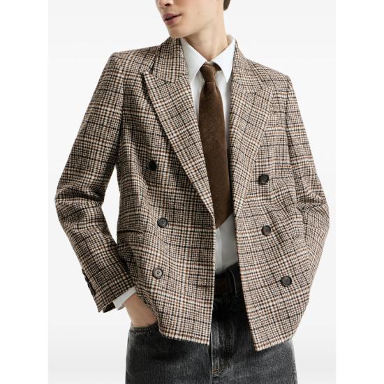 26FW 브루넬로 쿠치넬리 수트 자켓 MG5577359P C016 BROWN NEUTRALS - BRUNELLO CUCINELLI