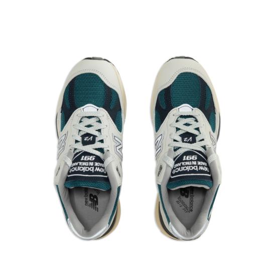 26SS 뉴발란스 991 스니커즈 U991TO2 WHITE GREEN - NEW BALANCE