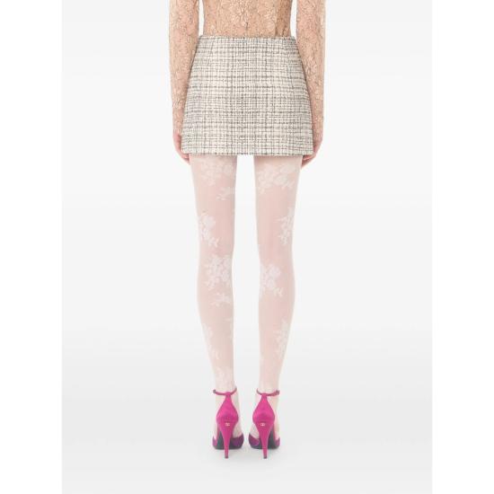 26FW 발렌티노 가라바니 숏 스커트 9B3RAF43A9P 3G3 NEUTRALS BLACK - VALENTINO GARAVANI