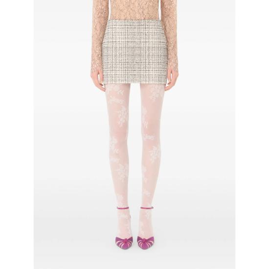 26FW 발렌티노 가라바니 숏 스커트 9B3RAF43A9P 3G3 NEUTRALS BLACK - VALENTINO GARAVANI