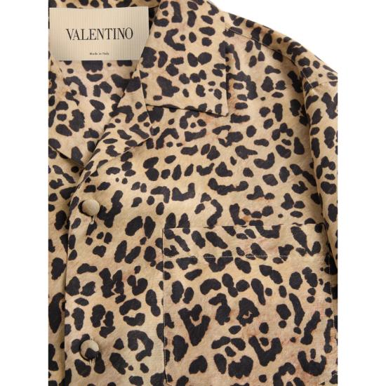 26FW 발렌티노 가라바니 반팔 셔츠 9V3AA211BKS CF3 NEUTRALS BLACK - VALENTINO GARAVANI