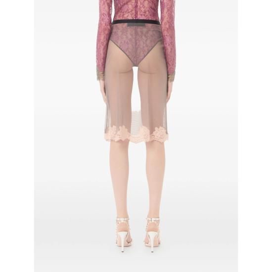 26FW 발렌티노 가라바니 미디 스커트 9B3MD08AADJ 7N6 GREY NEUTRALS - VALENTINO GARAVANI