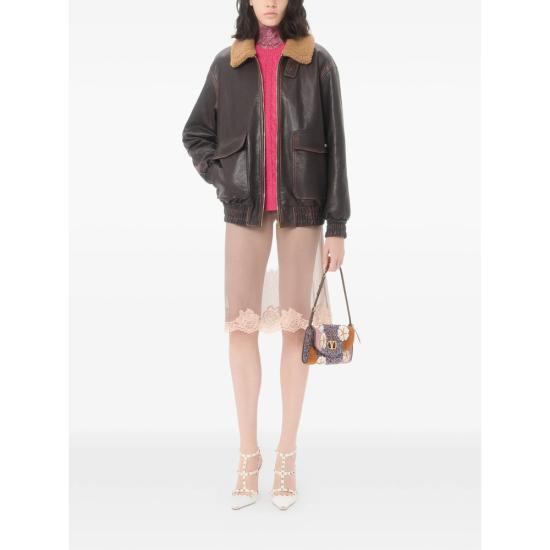 26FW 발렌티노 가라바니 미디 스커트 9B3MD08AADJ 7N6 GREY NEUTRALS - VALENTINO GARAVANI