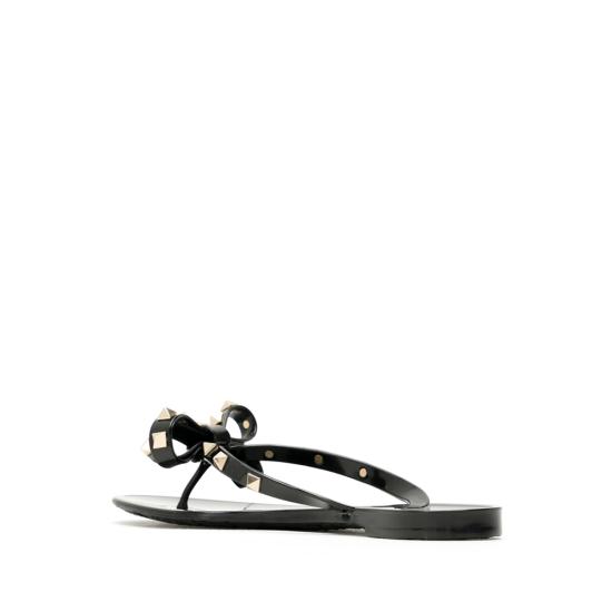 26FW 발렌티노 가라바니 뮬/슬리퍼 9W2S0552PVS 0NO BLACK BLACK - VALENTINO GARAVANI