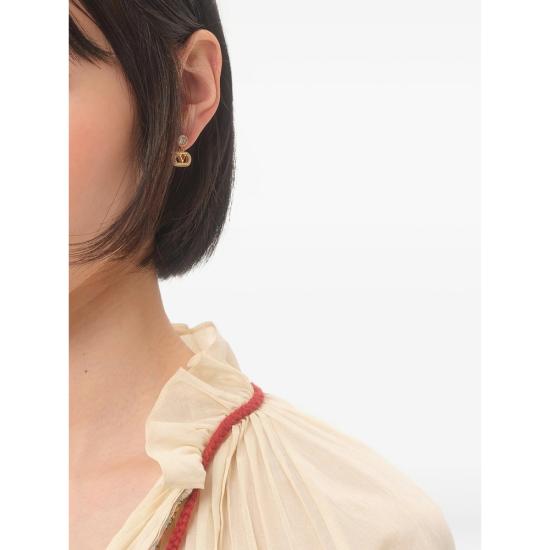 26FW 발렌티노 가라바니 이어링 9W2J0AI4YCW 9MN GOLD WHITE - VALENTINO GARAVANI