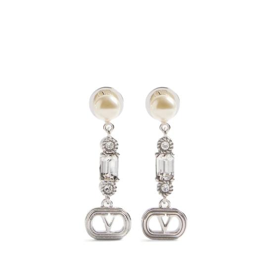 26FW 발렌티노 가라바니 이어링 9W2J0AI8WKD DFF SILVER NEUTRALS