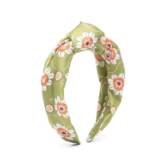 26FW 라 더블제이 헤어 액세서리 HEB0015 FOD001AMB0 GR02 GREEN WHITE
