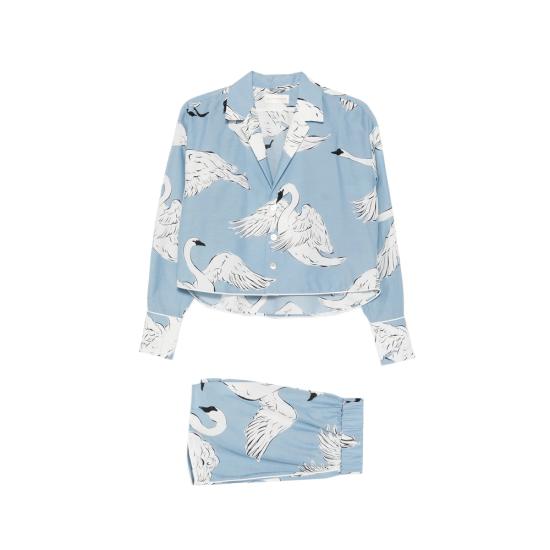 26FW 올리비아 본 할레 라운지 웨어 LUCIA LAIA BLUE WHITE