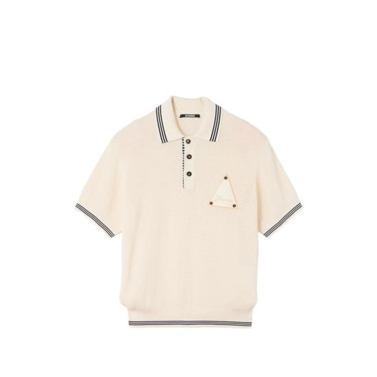 26FW 자크뮈스 폴로 티셔츠 POM00618 AK00318 100 WHITE