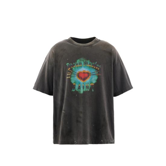 26SS 세인트 미카엘 반팔 티셔츠 0000 003 BLACK GREY